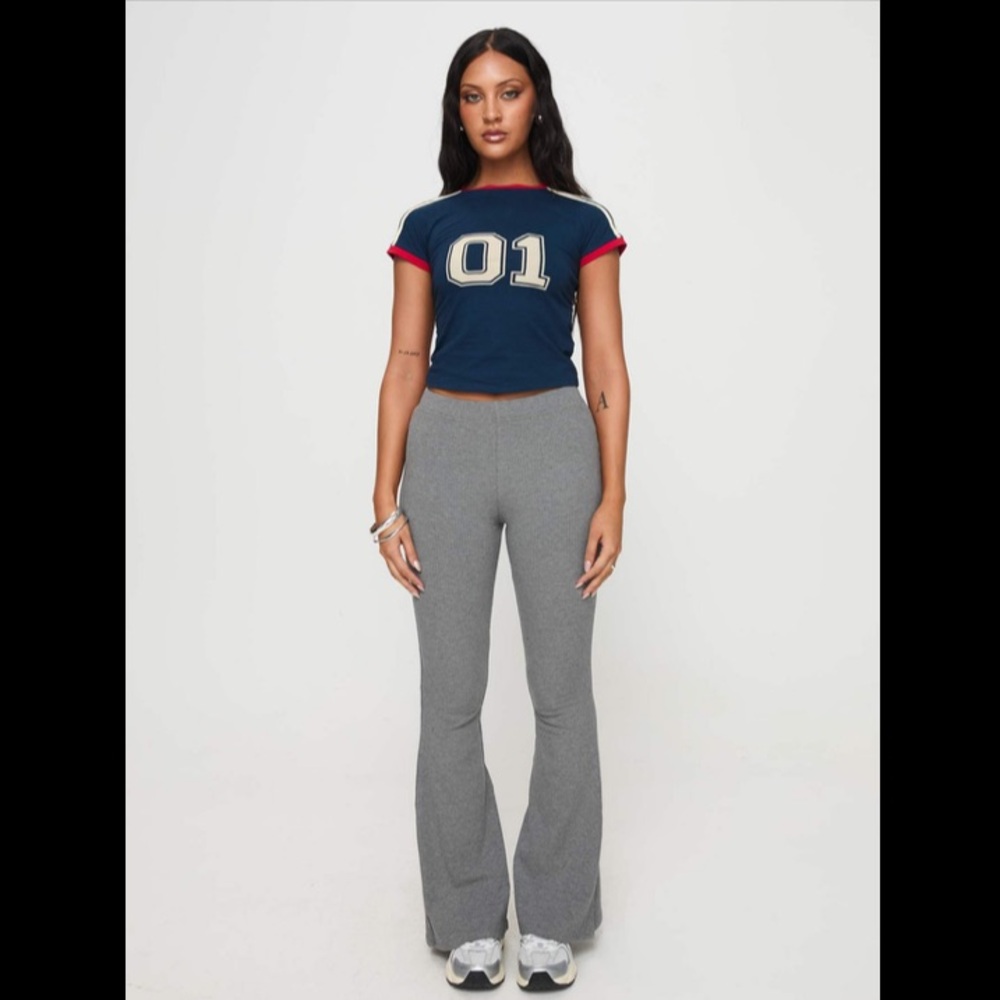Flared Grey Pants